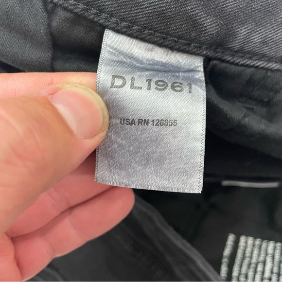 DL1961 Women's Patti Straight High Rise Vintage Jeans Size 24W NWT Retail $184 - Picture 11 of 13